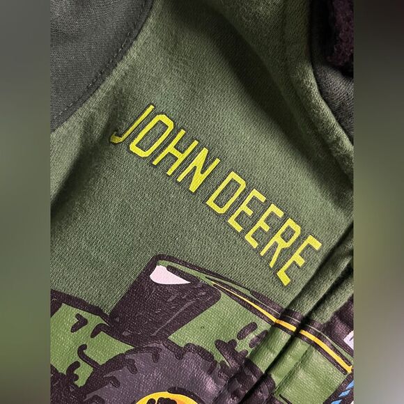 John Deer Full Zip Fleece Hoddie 2T - Picture 3 of 7